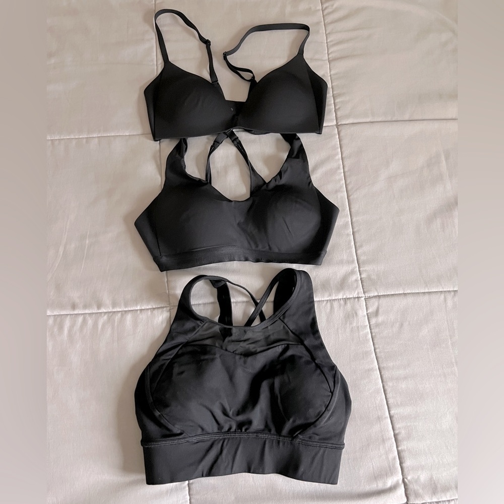 Lululemon Sports Bra Black Take Shape Bra Up for It Bra 32B